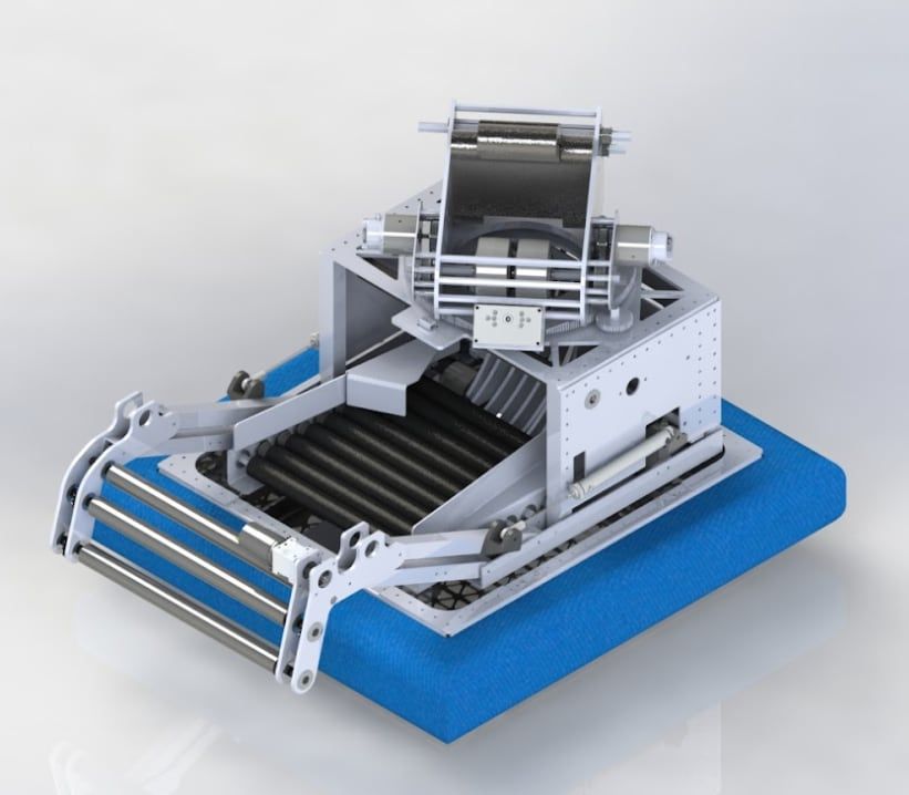 A CAD render of Subzero, the 2021 robot